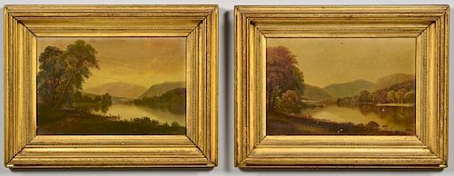 PAIR DANIEL GROSE LANDSCAPESTwo