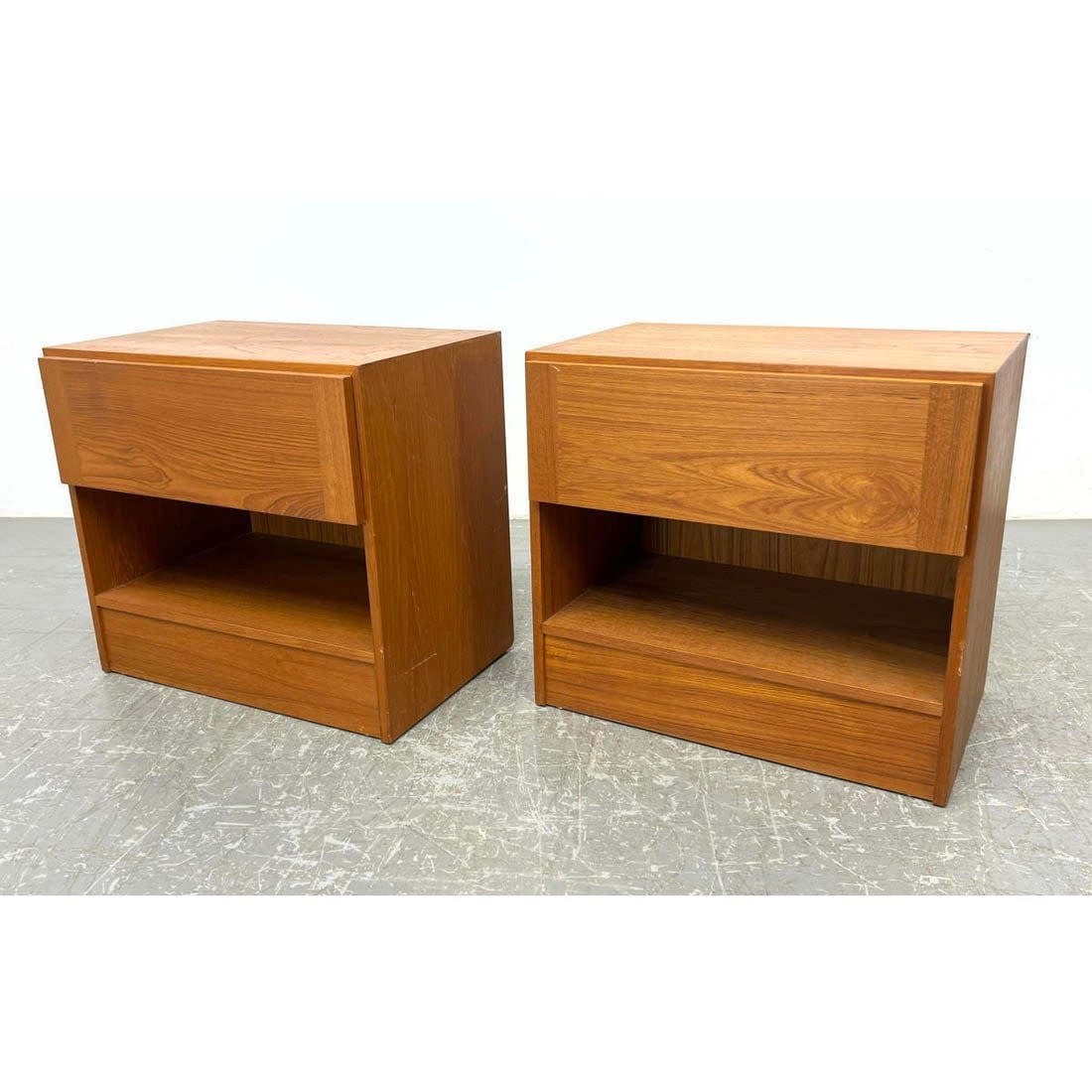 Pair Danish Modern Denmark Teak