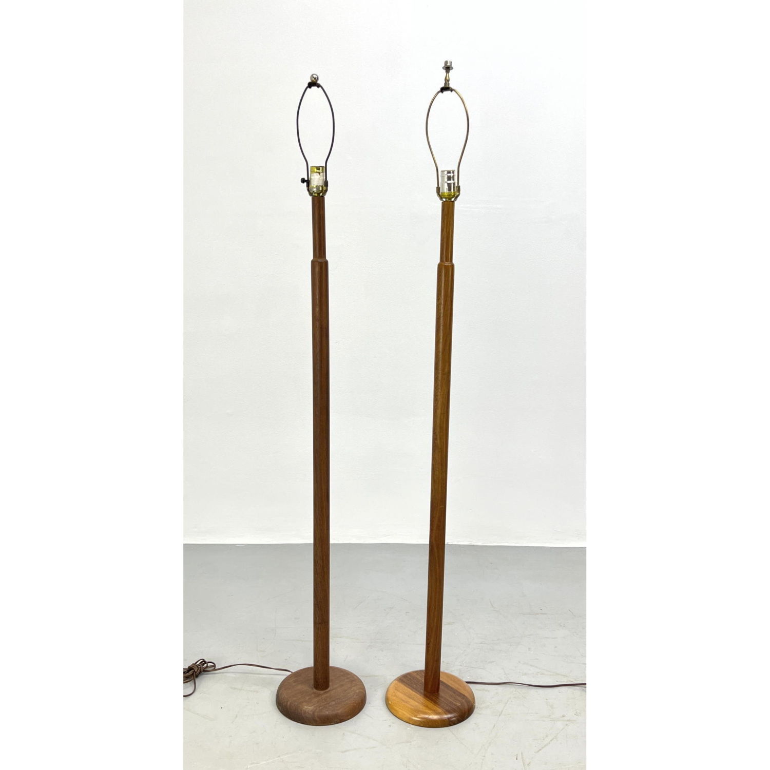 Pair Danish Modern Teak Floor