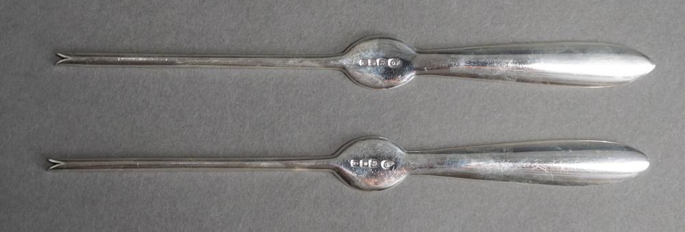 PAIR DAVID FULLERTON ENGLISH SILVER