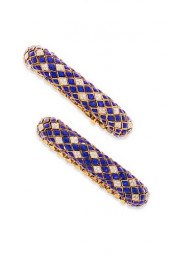 PAIR DAVID WEBB DIAMOND, ENAME