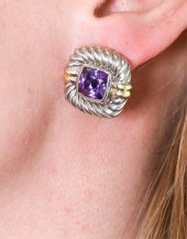 PAIR, DAVID YURMAN 925 & 14K Y