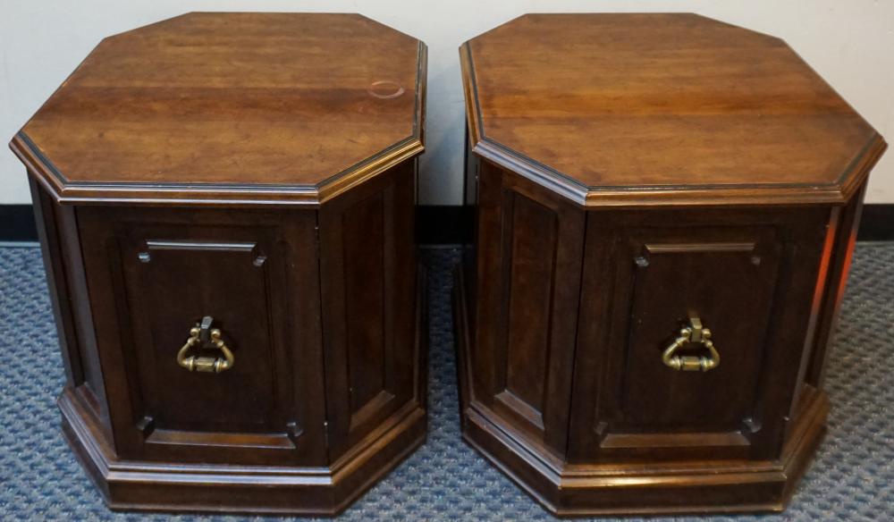 PAIR DAVIS CABINET CO. CHERRY
