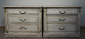 PAIR DAVIS CABINET CO. OLD WOR