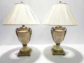 PAIR DECORATIVE CRAFTS BRASS T