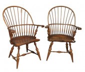 PAIR DIMES KNUCKLE WINDSOR ARM