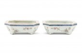 PAIR DIMINUTIVE CHINESE FAMILL