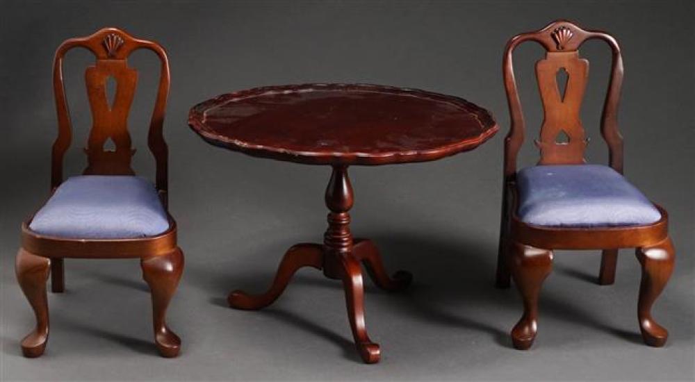 PAIR DIMINUTIVE QUEEN ANNE STYLE