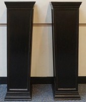 PAIR DIRECTOIRE STYLE EBONIZED