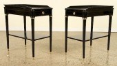 PAIR DIRECTOIRE STYLE MAHOGANY