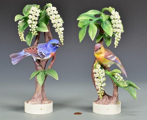 PAIR DOROTHY DOUGHTY BIRDS,