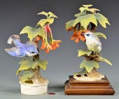 PAIR DOROTHY DOUGHTY CERULEAN