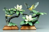 Pair Doughty bird figurines: P