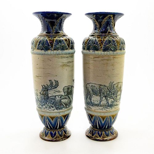 PAIR DOULTON LAMBETH HANNAH