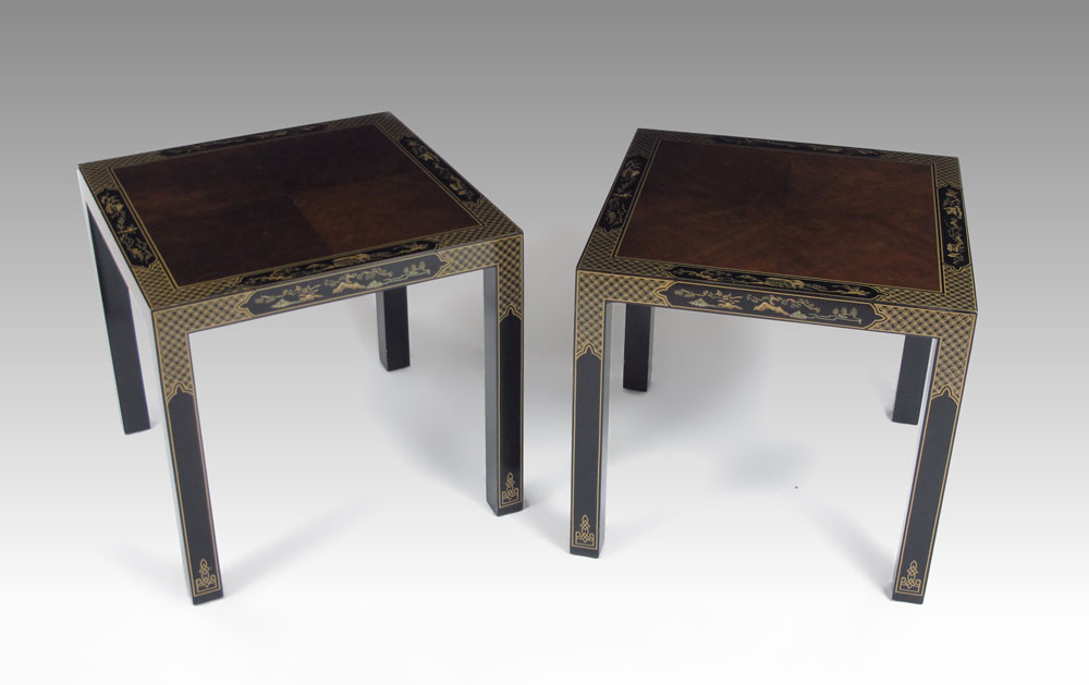 PAIR DREXEL CHINOISERIE SIDE
