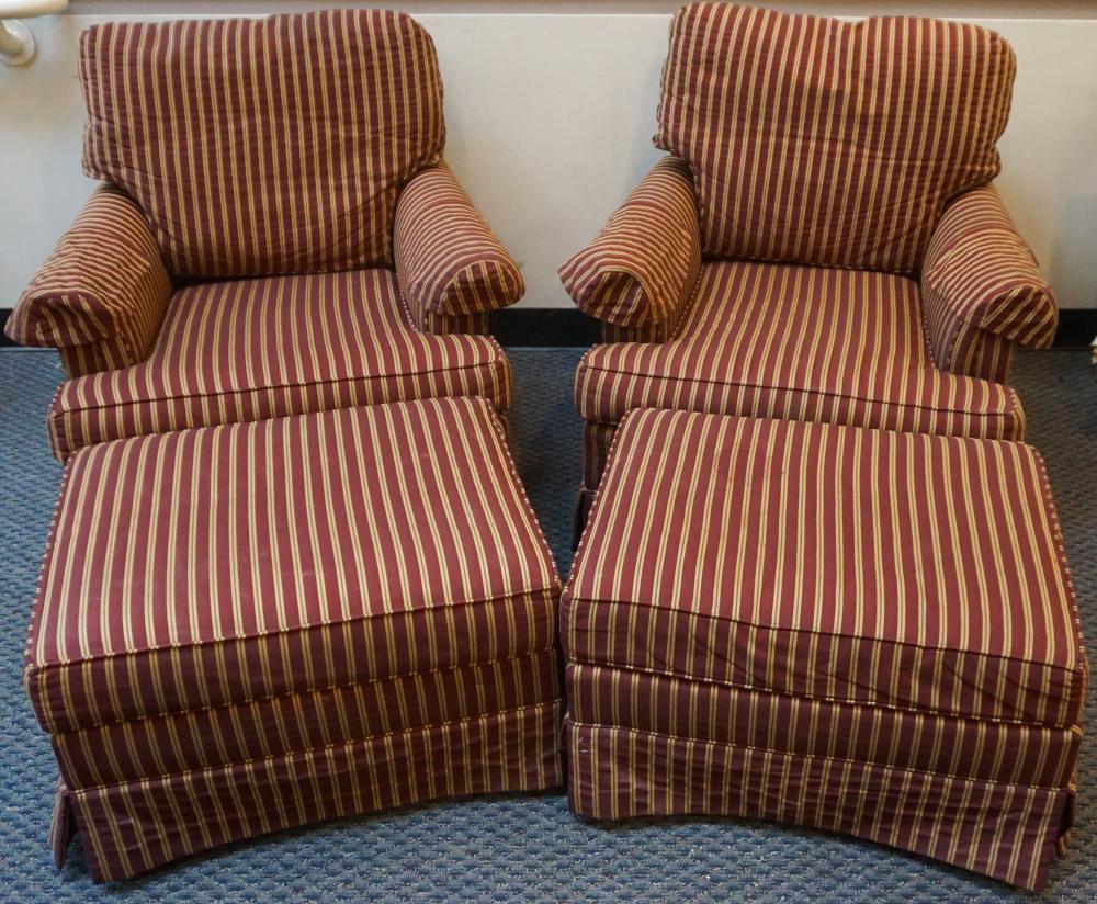 PAIR DREXEL HERITAGE STRIPE