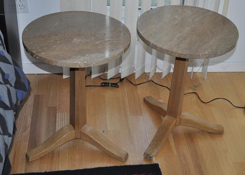 PAIR DUNBAR M/T BLEACHED WALNUT