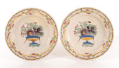 PAIR DUTCH DELFT POLYCHROMED P
