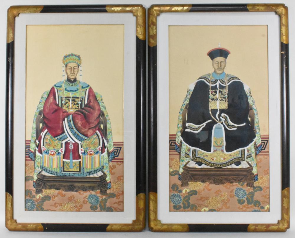 PAIR EARLY 20TH CENTURY CHINESE