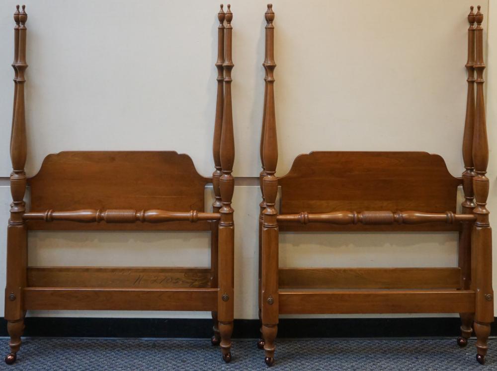 PAIR EARLY AMERICAN STYLE CHERRY