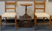 PAIR EARLY AMERICAN STYLE OAK