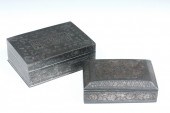 PAIR EARLY BETEL LIME BOXES- i