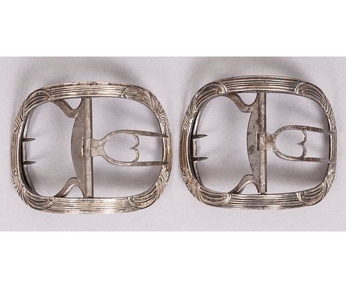 PAIR EARLY SCOTTISH SHOE
