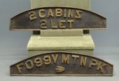 Pair early signs ''2 Cabins 2