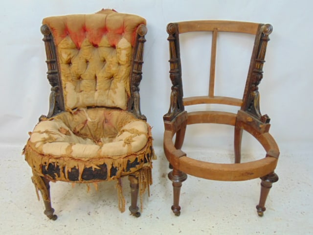 PAIR EGYPTIAN REVIVAL VICTORIAN