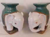 PAIR ELEPHANT GARDEN SEATSPair