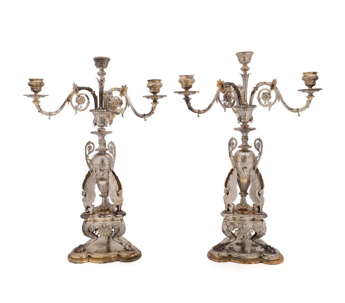 PAIR ELKINGTON & CO. EGYPTIAN