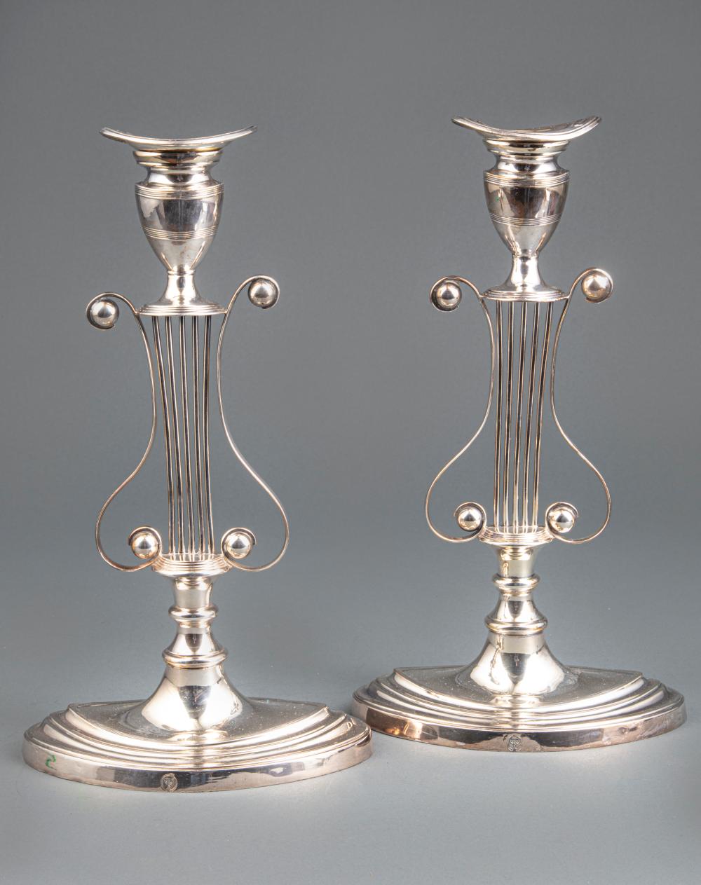 PAIR ELLIS BARKER SILVERPLATE