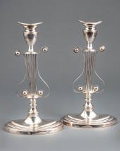 PAIR ELLIS BARKER SILVERPLATE