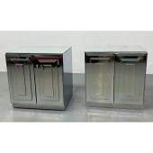 Pair Ello Style Side Table Nig