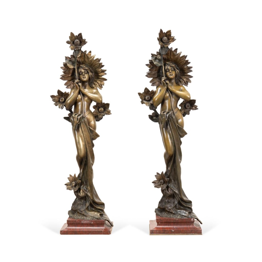 PAIR EMMANUEL VILLANIS "SOLEIL"
