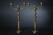 PAIR EMPIRE-STYLE BRONZE-DOR?