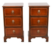 PAIR EMPIRE STYLE CARVED SIDE