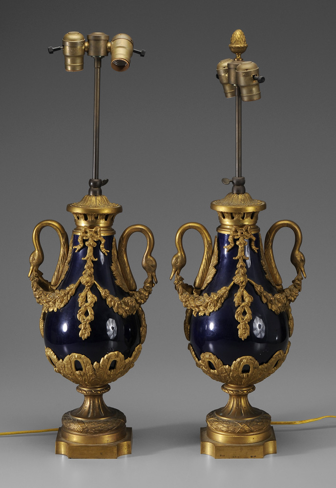 Pair Empire Style Gilt