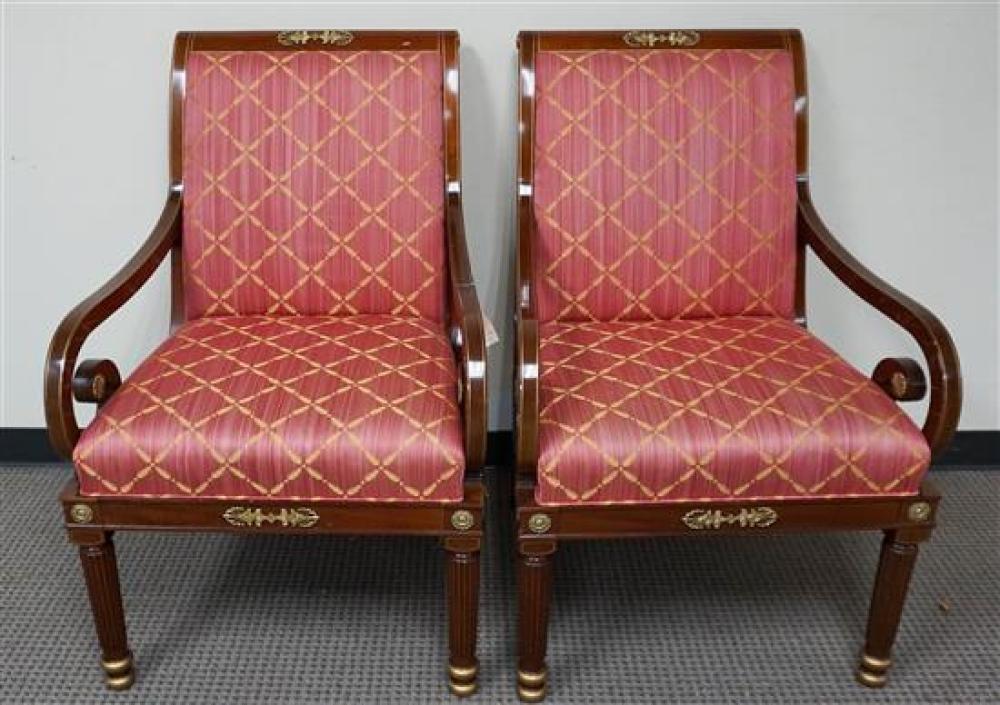 PAIR EMPIRE STYLE GILT MOUNTED