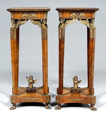 Pair Empire style pedestals: each