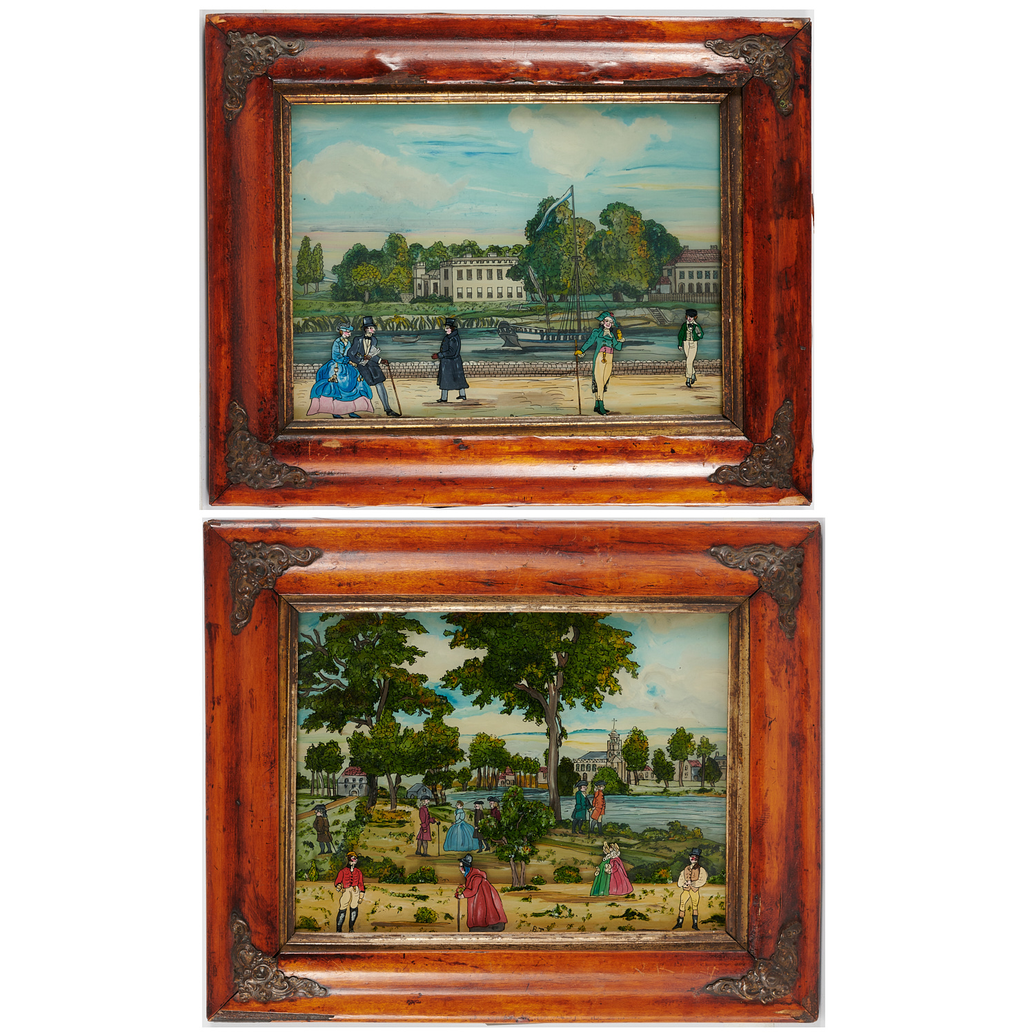 PAIR ENGLISH LATE REGENCY