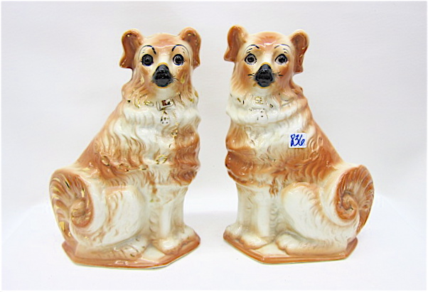 PAIR ENGLISH PORCELAIN