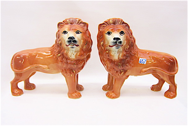 PAIR ENGLISH PORCELAIN