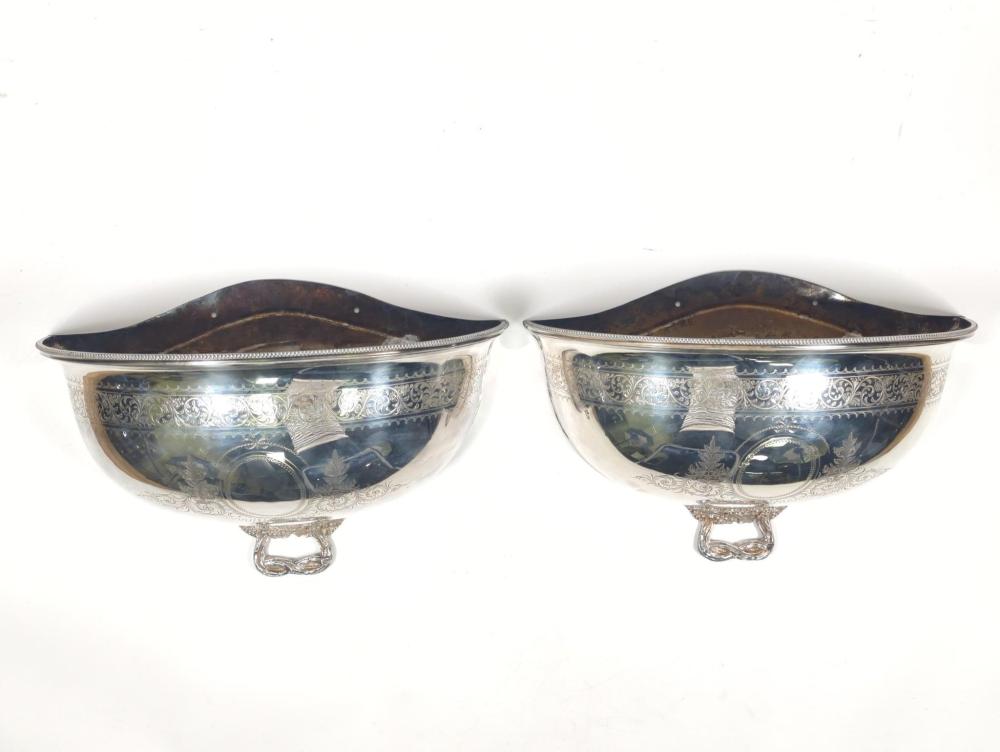 PAIR ENGLISH SHEFFIELD SILVER