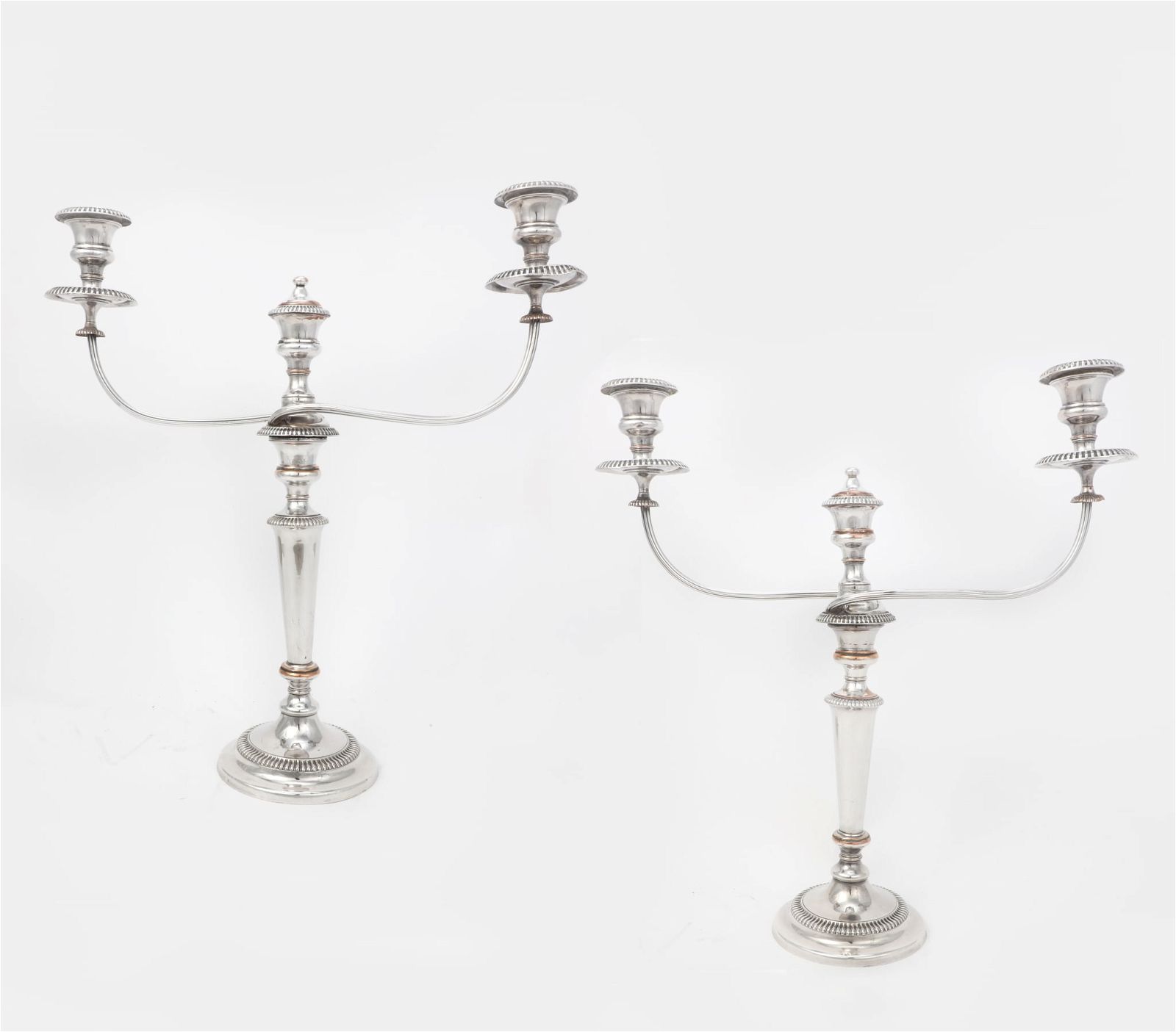 PAIR ENGLISH SILVERPLATE