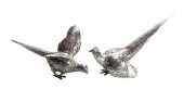 PAIR ENGLISH STERLING SILVER P