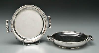 Pair English warming dishes: each