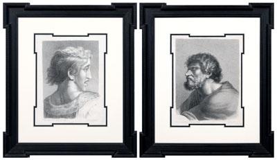 Pair engravings after Raphael,