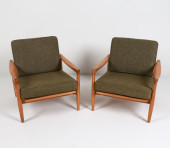 PAIR ERIK WOERTS "KOLDING" OAK