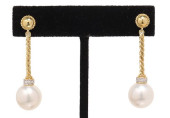(PAIR) ESTATE DAVID YURMAN 18K